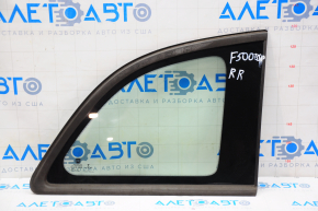 Rear right blind glass window Fiat 500 12-19