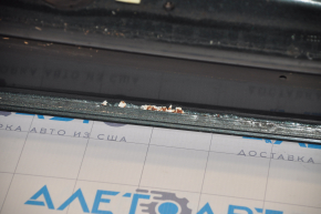 Door bare front right Ford Fusion mk5 13-20 graphite HN, dented corner, rust at the bottom, bumps