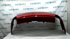 Rear bumper assembly Audi A5 F5 17-19 for parking sensors premium, prestige, red, pressed, scratches, breakage of the bracket, crack on the molding