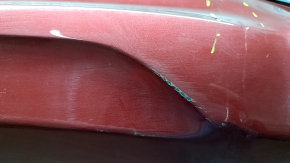 Rear bumper assembly Audi A5 F5 17-19 for parking sensors premium, prestige, red, pressed, scratches, breakage of the bracket, crack on the molding