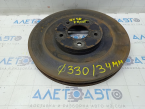 Front left brake disc Infiniti QX50 19-20 330/34mm