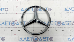Emblem grille grill Mercedes GLC 16-19 chrome, pokes