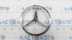 Emblem grille grill Mercedes GLC 16-19 chrome, pokes