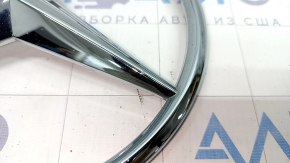 Emblem grille grill Mercedes GLC 16-19 chrome, pokes