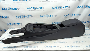 Central console armrest and cup holders Audi A5 F5 17-18 black, ebony insert