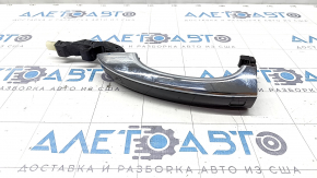 Door handle outer rear left Audi A6 C7 12-18 keyless chrome, scratches