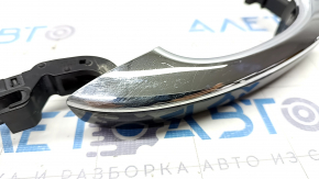 Door handle outer front left Audi A6 C7 12-18 keyless chrome, scratches
