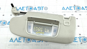 Left visor Ford Edge 15 - gray, without hook, without plug