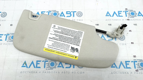 Left visor Ford Edge 15 - gray, without hook, without plug