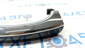 Door handle outer rear left Audi A6 C7 12-18 keyless chrome, scratches