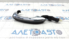 Door handle outer rear right Audi A6 C7 12-18 keyless chrome, scratches