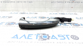 Door handle outer front right Audi A6 C7 12-18 keyless chrome, scratches