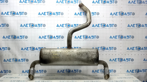 Muffler rear part with barrel Jeep Cherokee KL 14- 3.2 AWD 2 pipes, dents