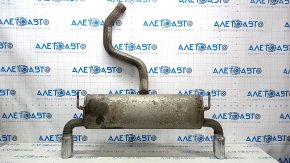 Muffler rear part with barrel Jeep Cherokee KL 14- 3.2 AWD 2 pipes, dents