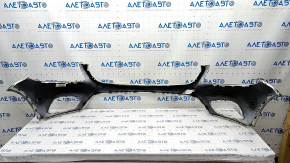 Bare front bumper Mercedes GLC 300/350e 16-19 without parking sensors, white, scratch, broken guide