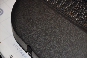 Door trim card front right Ford Focus mk3 15-18 black with black insert cloth, Titanium, worn, fabric peeled off