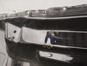Rear panel Audi Q7 4L 10-15 2 parts, black, dents, tears, cuts