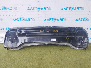 Rear panel Audi Q7 4L 10-15 2 parts, black, dents, tears, cuts