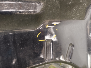Rear panel Audi Q7 4L 10-15 2 parts, black, dents, tears, cuts