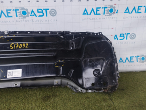 Rear panel Audi Q7 4L 10-15 2 parts, black, dents, tears, cuts