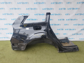 Quarter wing rear right Audi Q7 4L 10-15 black, painted, putty 0.4-1.6 mm, pokes