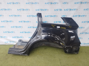 Quarter wing rear left Audi Q7 4L 10-15 black, painted, putty 3.5-4.0 mm