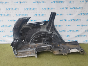 Quarter wing rear left Audi Q7 4L 10-15 black, painted, putty 3.5-4.0 mm