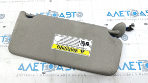 Left sun visor for Honda Accord 18-22, Platinum Gray, no hook, scratches on the mount