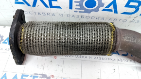 Left intake pipe Jeep Cherokee KL 19- 3.2 AWD studs sawed off, mesh on corrugation torn
