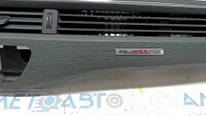 Air duct deflector with trim central and right Audi A5 F5 17 - trim under black wood