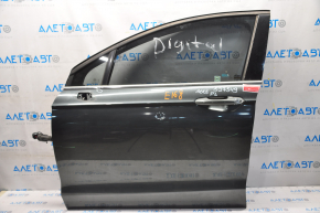Door assembly front left Ford Fusion mk5 13-20 graphite HN, butt on molding, butts, without plug, air in lining