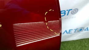 Bare rear right door Audi A5 F5 17- 5D red LY3S, bumpers