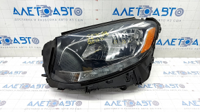 Headlight front left bare Mercedes GLC 16-19 halogen with seal, sand, scratch