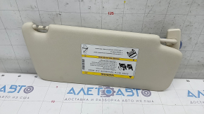 Left visor Mercedes GLC 16-22 beige, without hook