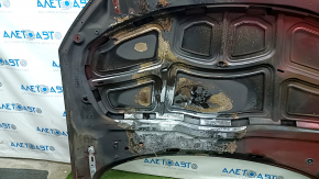 Bare hood Audi A5 F5 17- iron, red LY3S, burnt
