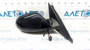 Side mirror right Audi A6 C7 12-18 for auto warehouse, BSM, auto-dimming, 14+2 pins, black