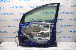 Door assembly front right Toyota Prius 20 04-09 blue 8M6 keyless, dent