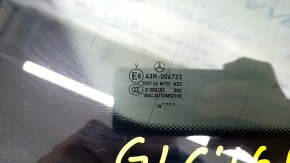 Window blind glass rear left Mercedes GLC 16-22 tinted