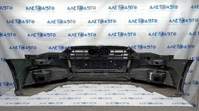 Front bumper assembly Audi A6 C7 16-18 rest s-line, sand on chrome, dented