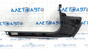Door sill trim inner front right Audi A6 C7 12-18 black, scratches