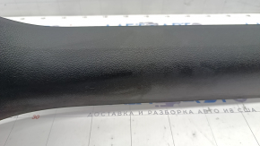 Door sill trim inner front right Audi A6 C7 12-18 black, scratches