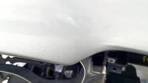 Torpedo front panel with AIRBAG Audi A6 C7 12-18 without projection, black, scratches