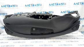 Torpedo front panel with AIRBAG Audi A6 C7 12-18 without projection, black, scratches