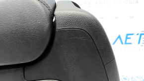 Central console armrest and cup holders Audi A6 C7 12-18 black, scratches, pocket does not close