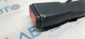 Ford Fusion mk5 17-20 passenger seat belt latch black with sensor, torn, minor scratches