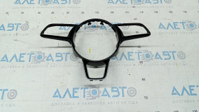Steering wheel cover Audi A5 F5 17 - black gloss