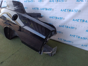 Quarter wing rear left Dodge Challenger 09- black, pokes