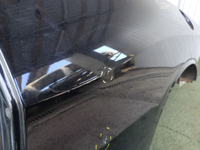 Quarter wing rear left Dodge Challenger 09- black, pokes