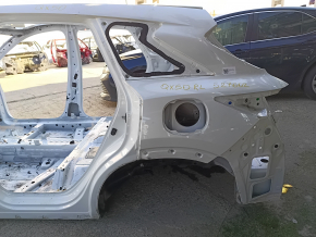 Quarter wing rear left Infiniti QX50 19- on the body, white