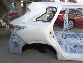 Quarter wing rear right Infiniti QX50 19- on the body, white